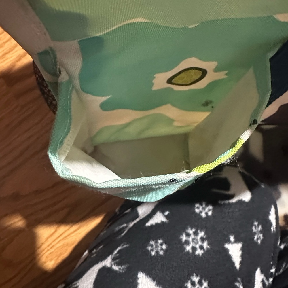 Thirty-One Tote with Blue and Green Floral Design - Picture 5 of 12